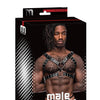 Leather Gemini Double Ring Harness Black O/S