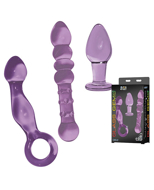 Nobu Glass Gems 3 pc Set