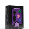 Nobu Fetish Small Silicone Plug w/Jewels - Black