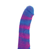 Nobu Rainbow 8" Dildo w/Suction Cup - Cosmic
