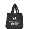 Nobu My Safe Word Is Harder Reusable Tote - Black