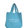 Nobu Everyone Loves A Happy Ending Reusable Tote - Blue