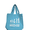 Nobu Choose Your Weapon Reusable Tote - Blue