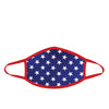 Neva Nude Murica USA Blue Star Mask w/100% Cotton Liner Red LG