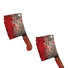 Neva Nude Butcher Knife Pasties - Red O/S