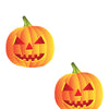 Neva Nude Black Light Pumpkin Pasties - Orange O/S
