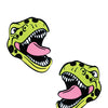 Neva Nude Black Light  Dinosaur Pasties - Green O/S