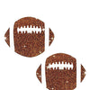 Neva Nude Football Glitter Pasties - Brown O/S