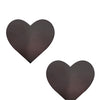 Neva Nude Temperature Reactive Heart Pasties - Neon Pink