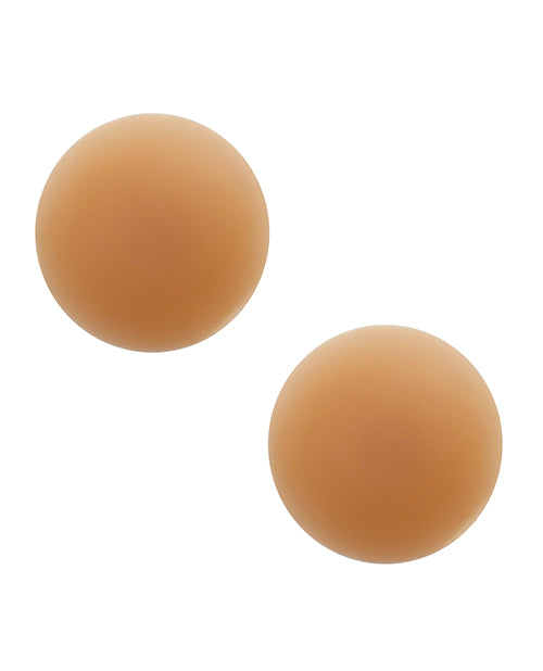 Neva Nude Yummy Skin Invisible Reusable Silicone Nipztix - Mocha O/S