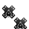 Neva Nude Burlesque Pierced N' Punked Leather Metal X Silicone Reusable Nipztix - Black O/S