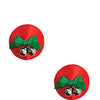 Neva Nude Burlesque Jingle Deez Bells Reusable Silicone Nipztix - Red O/S