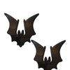 Neva Nude Large Bat Sequin Pasties - Black O/S