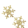 Neva Nude Glitter Snowflake Pasties - Gold O/S