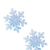 Neva Nude Glitter Snowflake Pasties - White O/S