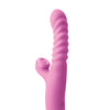 Luxe Nova Thrusting & Throbbing Stimulator - Pink