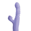 Luxe Nova Thrusting & Throbbing Stimulator - Purple