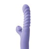Luxe Nova Thrusting & Throbbing Stimulator - Purple