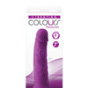 Colours Pleasures 7" Vibrating Dong - Assorted Colors