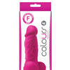 Colours Pleasures 4" Dong w/Ball & Suction Cup - Assorted Colors