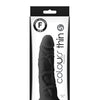 Colours Pleasures 5" Thin Dildo - Black
