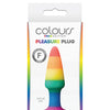 Colours Pride Edition Pleasure Plug  Rainbow - Assorted Sizes