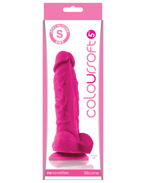 NS Novelties ColourSoft 5" Silicone Soft Dildo