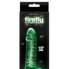 Firefly Glass Smooth Ballsey 4" dildo - Clear