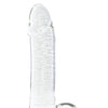 Firefly Glass Smooth Ballsey 4" dildo - Clear