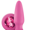 Glams Anal Plug - Pink Gem