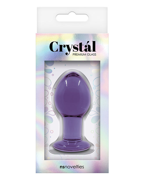 Crystal Butt Plug Medium - Purple