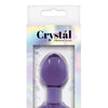 Crystal Butt Plug Medium - Purple