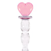 Crystal Heart of Glass - Pink
