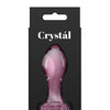 Crystal Flower Butt Plug - Pink