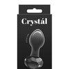 Crystal Gem Butt Plug - Black