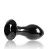 Crystal Gem Butt Plug - Black