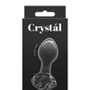 Crystal Rose Butt Plug - Black