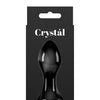 Crystal Rose Butt Plug - Black