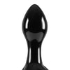 Crystal Rose Butt Plug - Black