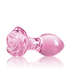 Crystal Rose Butt Plug - Pink