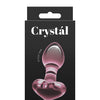 Crystal Heart Butt Plug - Pink