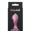 Crystal Heart Butt Plug - Pink