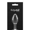 Crystal Desires Glass Heart Gem Butt Plug Medium - Red