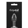 Crystal Desires Glass Round Gem Butt Plug Small - Rainbow