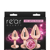 Rear Assets Pink Gem Anal Trainer Kit - Rose Gold