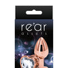Rear Assets Rose Gold Heart Small - Clear
