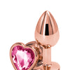 Rear Assets Rose Gold Heart Small - Pink