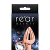 Rear Assets Rose Gold Heart Medium - Clear