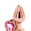Rear Assets Rose Gold Heart Medium - Pink