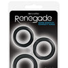 Renegade Diversity Rings - Black Pack of 3